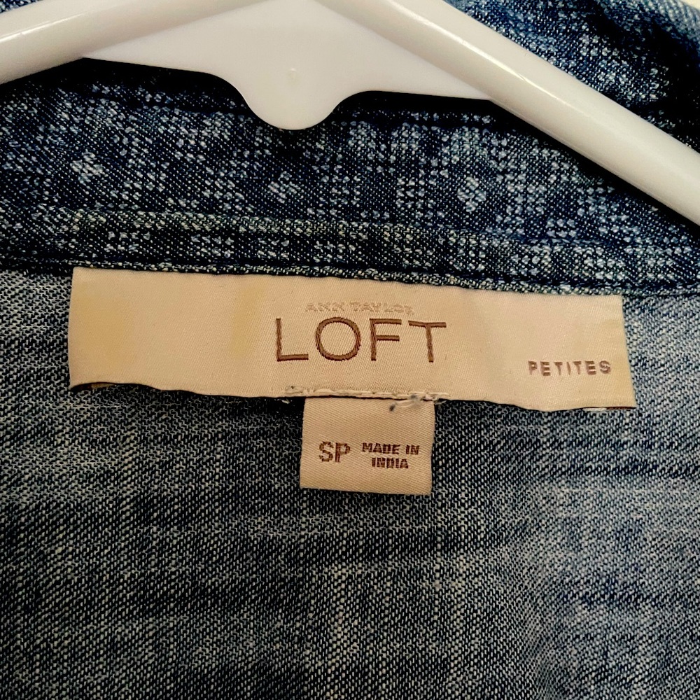 Loft button up shirt